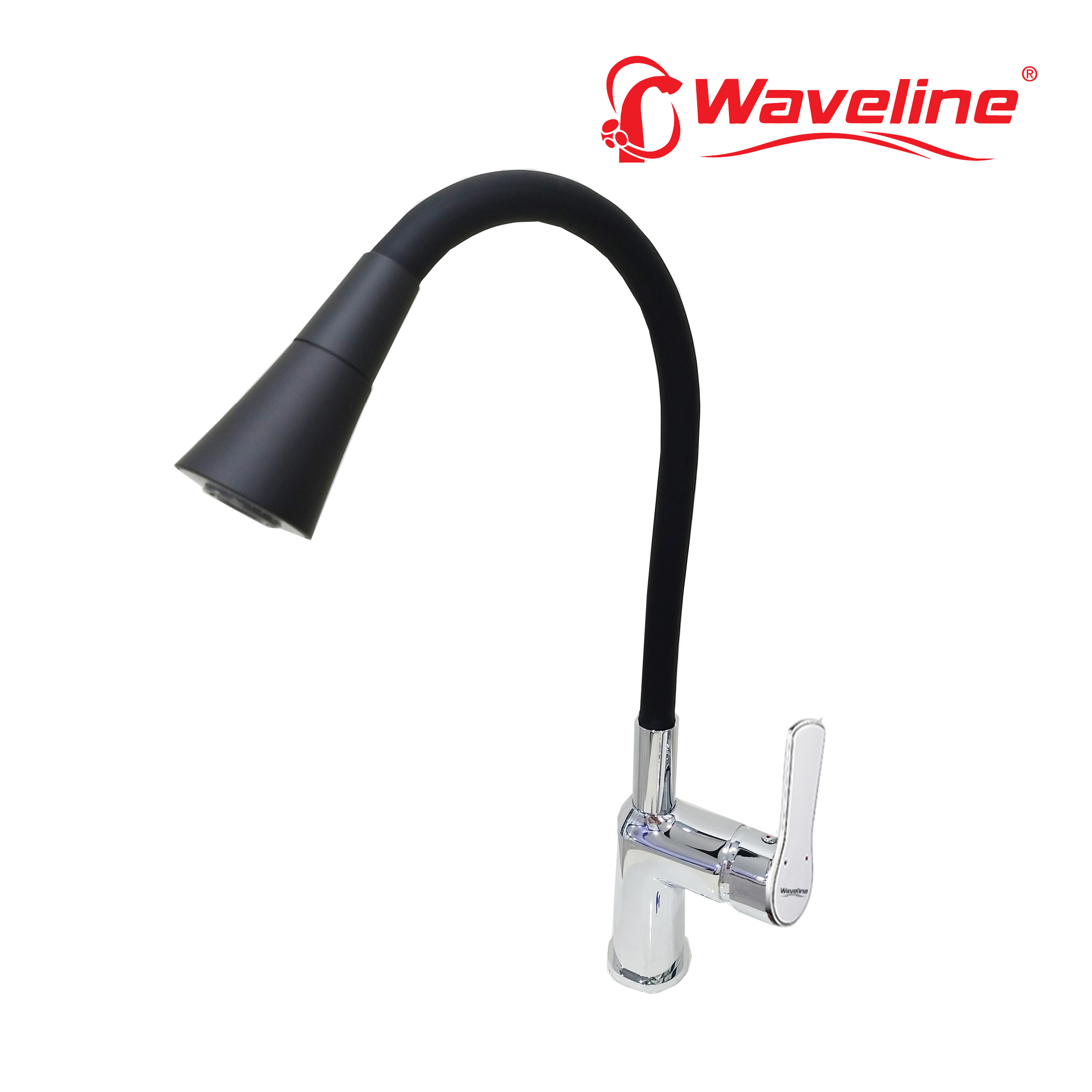 S/L SINK MIXER WITH RUBBER SPOUT