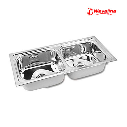 Glossy Sink Double Bowl